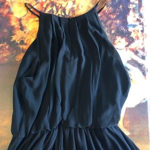 Francesca’s Black Fit and Flare Dress